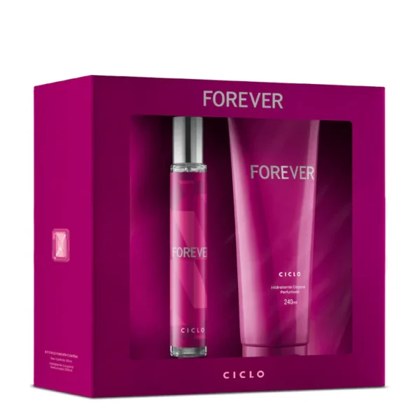 Estojo Forever Deo Colônia 30ml + Loção Hidratante 240ml