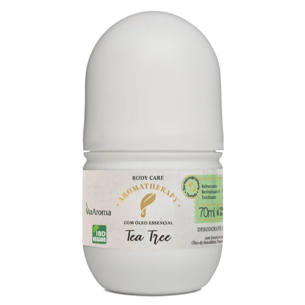 Desodorante Roll-On Tea Tree Aromatherapy Via Aroma – 70ml