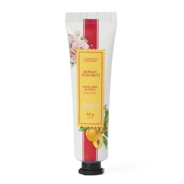 Creme Hidratante para Mãos Rosas & Damasco 50g Sensore