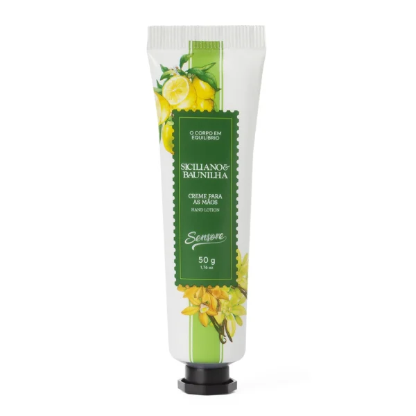 Creme Hidratante para Mãos Siciliano & Baunilha 50g Sensore