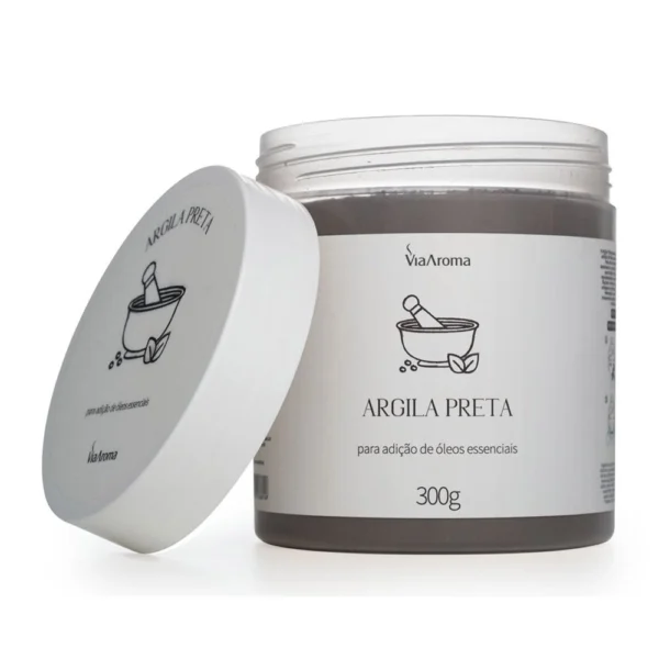 Argila Preta Via Aroma - 300g - Imagem 2