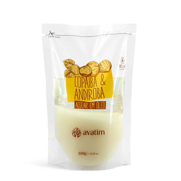 Refil Açúcar em Óleo Copaíba & Andiroba 500ml