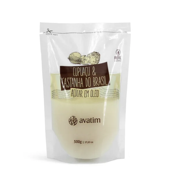 Refil Açúcar em Óleo Cupuaçu & Castanha do Brasil 500ml