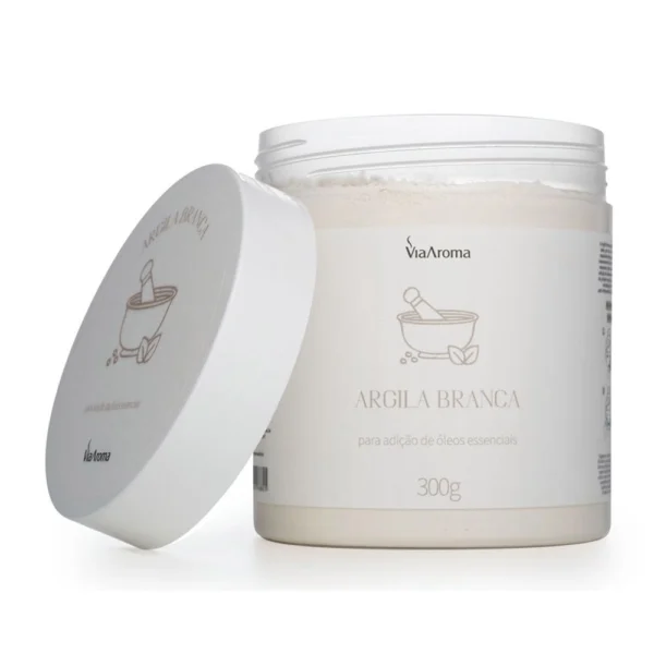 Argila Branca Via Aroma - 300g - Imagem 2
