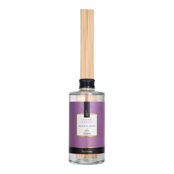 Difusor de Varetas Lavanda Francesa Via Aroma - 250ml