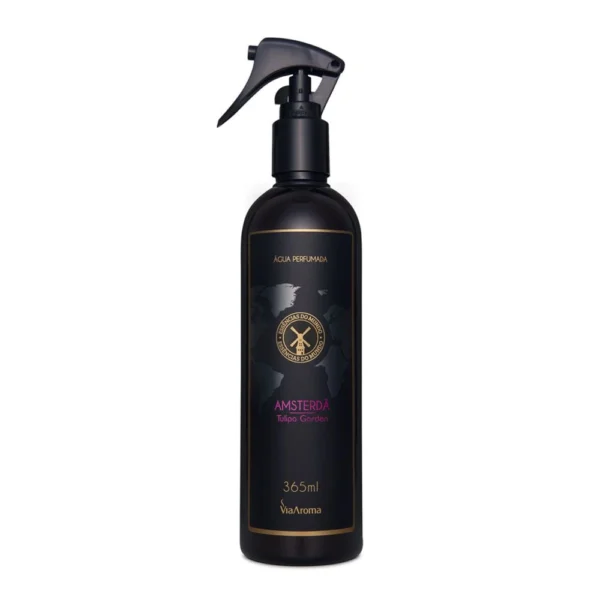 Água Perfumada Amsterdã Linha Mundo Via Aroma - 365ml