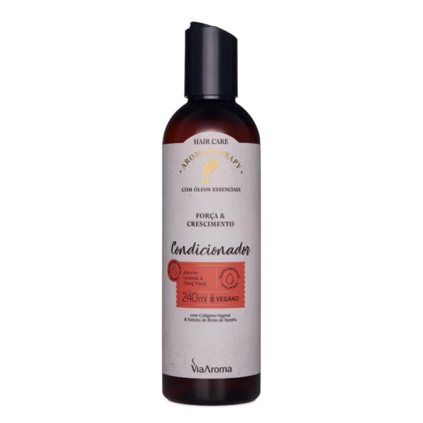 Condicionador Força e Crescimento Aromatherapy Via Aroma - 240ml