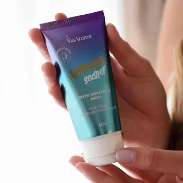 Creme Hidratante Desodorante Mãos Intense Secret Via Aroma - 60g - Imagem 2