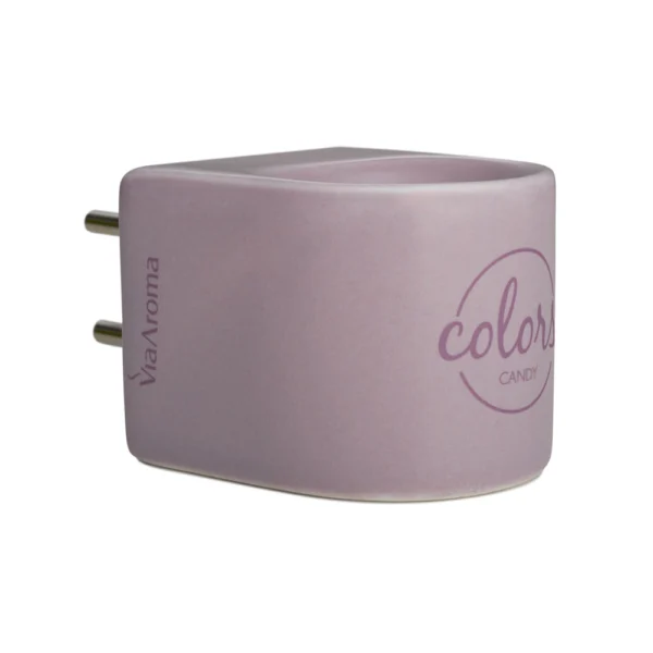 Difusor Aromatizador Elétrico Bivolt Colors Via Aroma - Lilás - Imagem 2