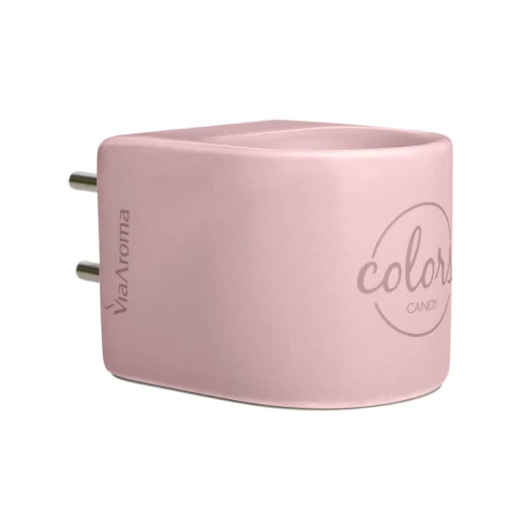 Difusor Aromatizador Elétrico Bivolt Colors Via Aroma - Rosa - Imagem 2