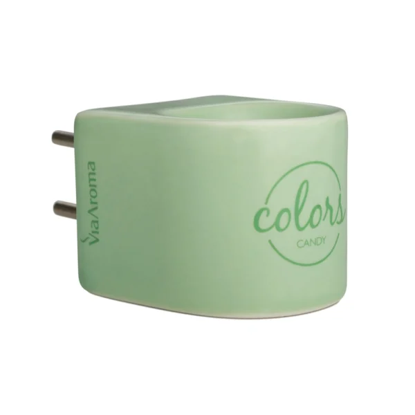 Difusor Aromatizador Elétrico Bivolt Colors Via Aroma - Verde - Imagem 2