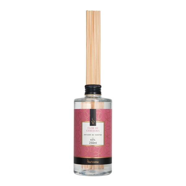 Difusor de Varetas Flor de Cerejeira Via Aroma - 250ml