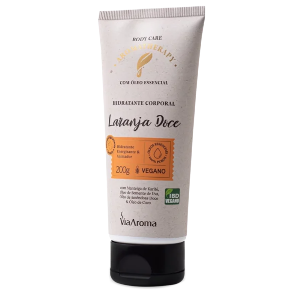 Hidratante Corporal Laranja Doce Aromatherapy Via Aroma - 200g