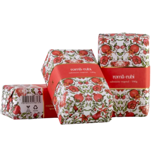 Sabonete vegetal Romã-Rubi - 180g