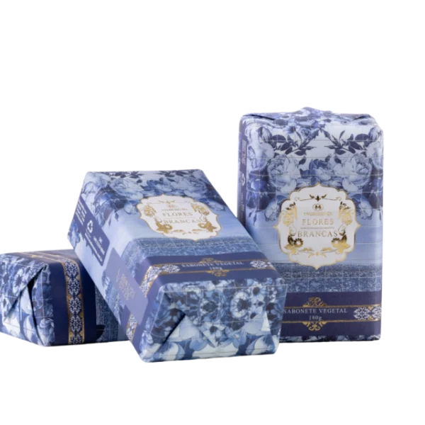 Sabonete vegetal Flores Brancas - 180g