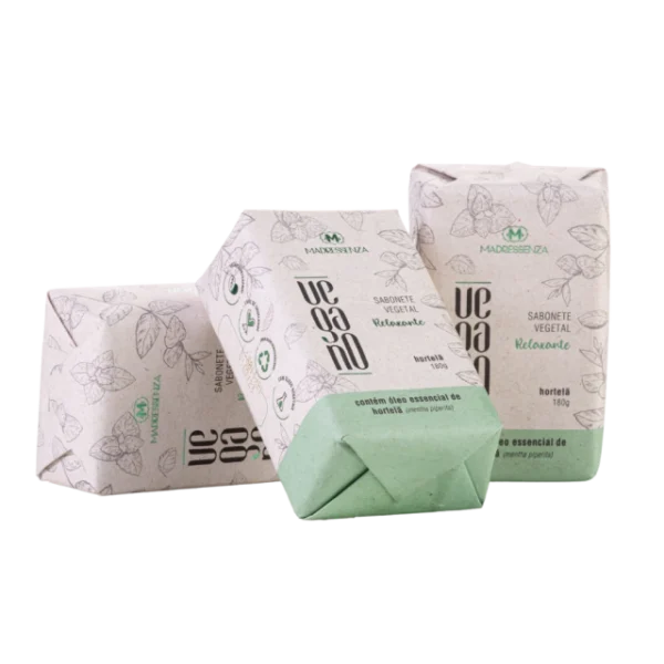Sabonete vegano relaxante (Hortelã) - 180g