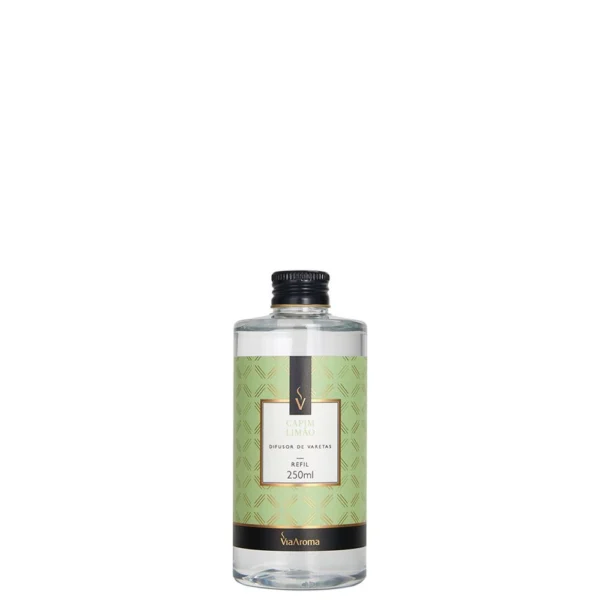 Refil Difusor de Varetas Capim Limão Via Aroma - 250ml
