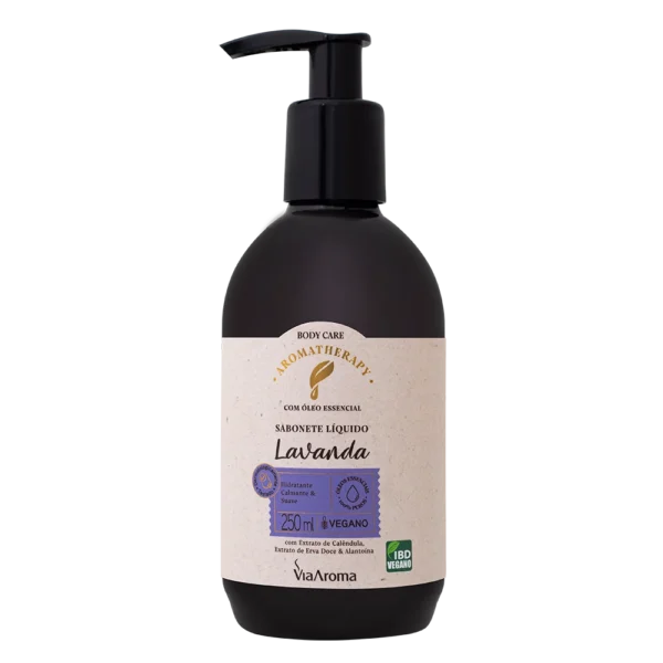 Sabonete Líquido Lavanda Aromatherapy Via Aroma - 250ml