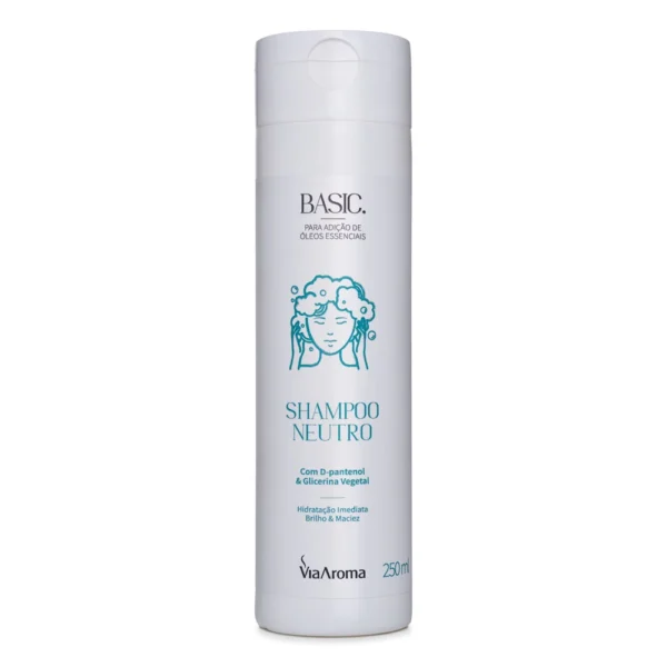 Shampoo Neutro Linha Basic Via Aroma - 250ml