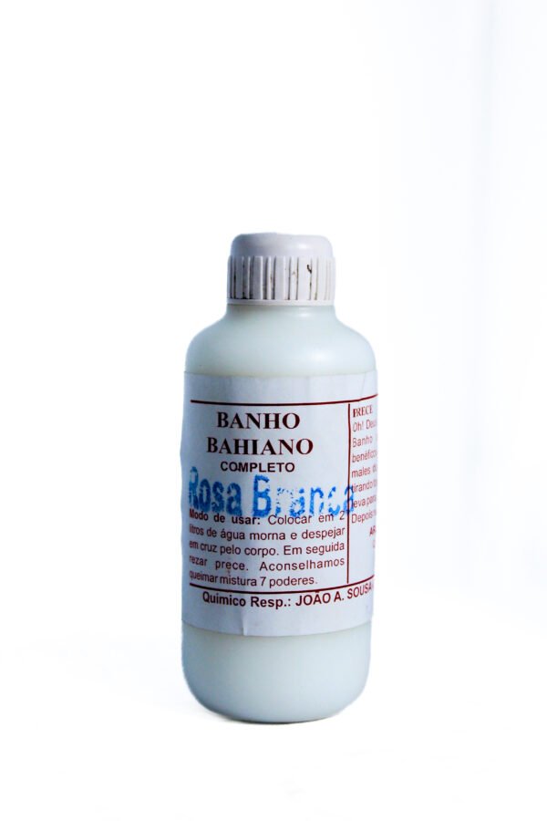 Banho rosa branca